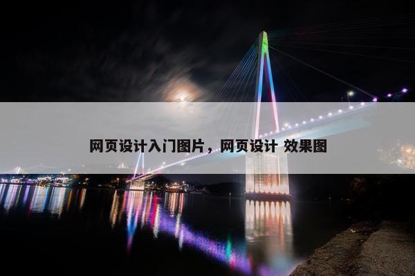 网页设计入门图片，网页设计 效果图