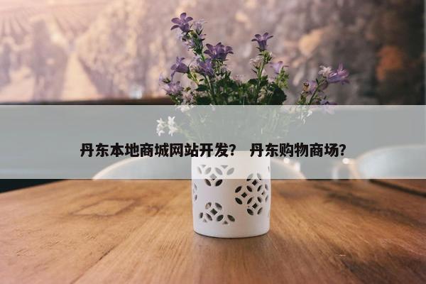 丹东本地商城网站开发？ 丹东购物商场？