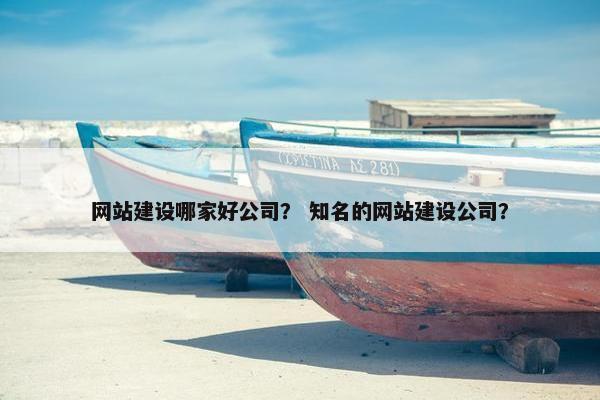 网站建设哪家好公司？ 知名的网站建设公司？