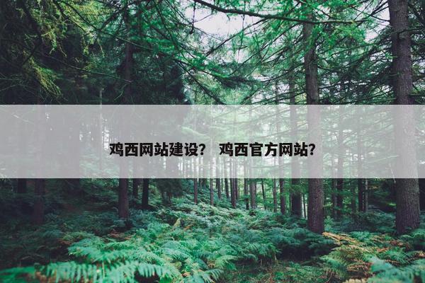 鸡西网站建设？ 鸡西官方网站？