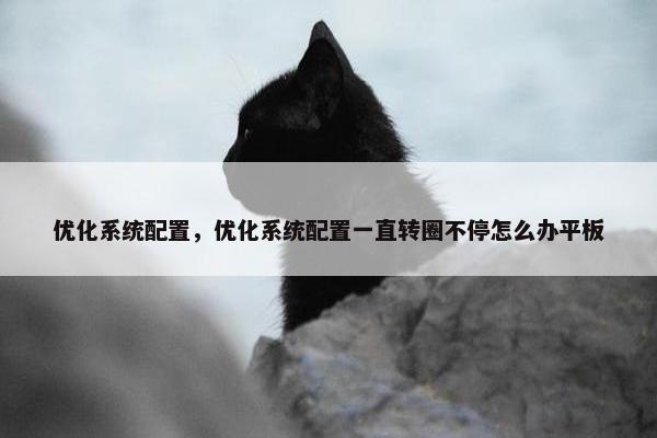优化系统配置，优化系统配置一直转圈不停怎么办平板