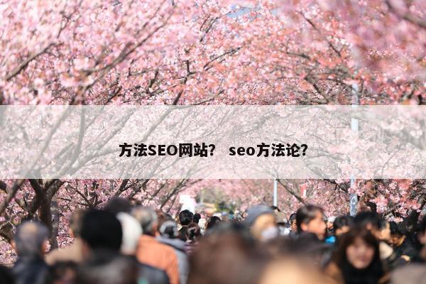 方法SEO网站？ seo方法论？