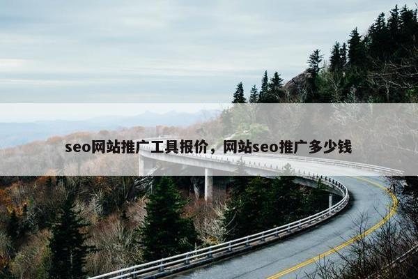 seo网站推广工具报价，网站seo推广多少钱