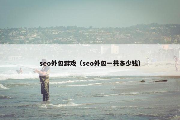 seo外包游戏（seo外包一共多少钱）