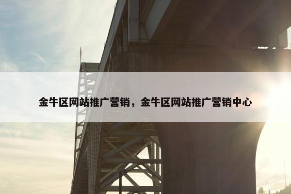 金牛区网站推广营销，金牛区网站推广营销中心