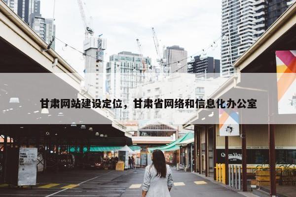甘肃网站建设定位，甘肃省网络和信息化办公室