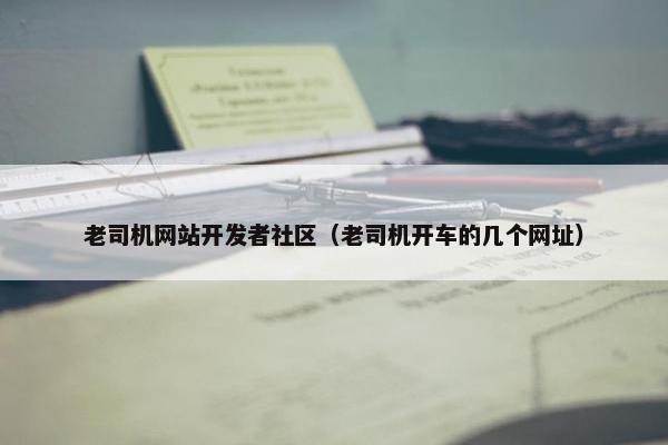 老司机网站开发者社区（老司机开车的几个网址）