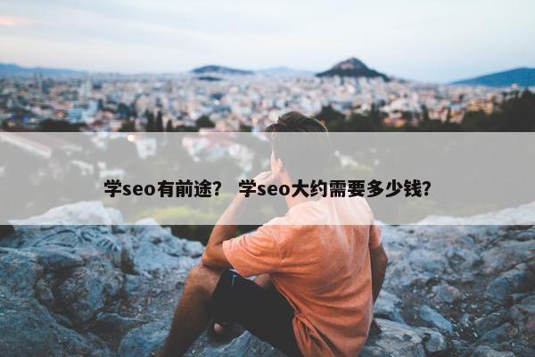 学seo有前途？ 学seo大约需要多少钱？