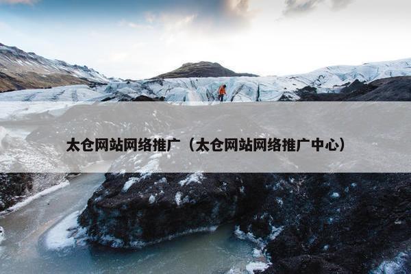 太仓网站网络推广（太仓网站网络推广中心）