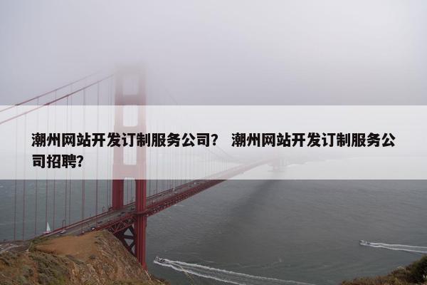 潮州网站开发订制服务公司？ 潮州网站开发订制服务公司招聘？