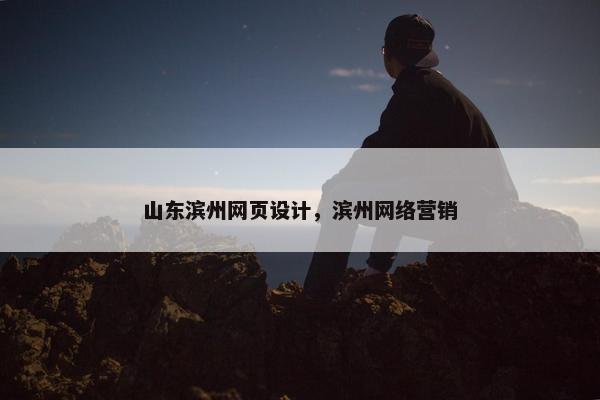 山东滨州网页设计，滨州网络营销