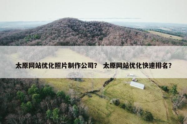 太原网站优化照片制作公司？ 太原网站优化快速排名？