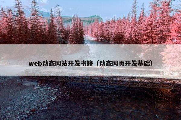 web动态网站开发书籍（动态网页开发基础）