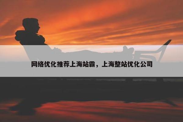 网络优化推荐上海站霸，上海整站优化公司