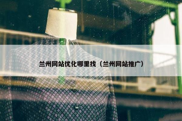 兰州网站优化哪里找（兰州网站推广）