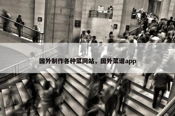 国外制作各种菜网站，国外菜谱app