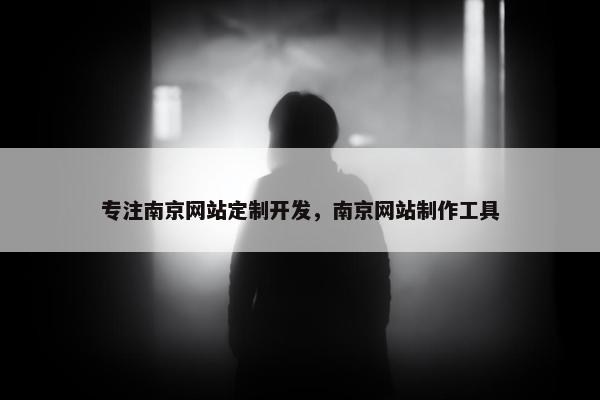 专注南京网站定制开发，南京网站制作工具