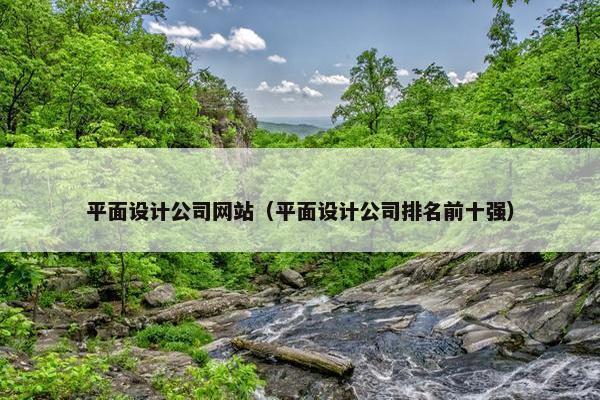 平面设计公司网站（平面设计公司排名前十强）