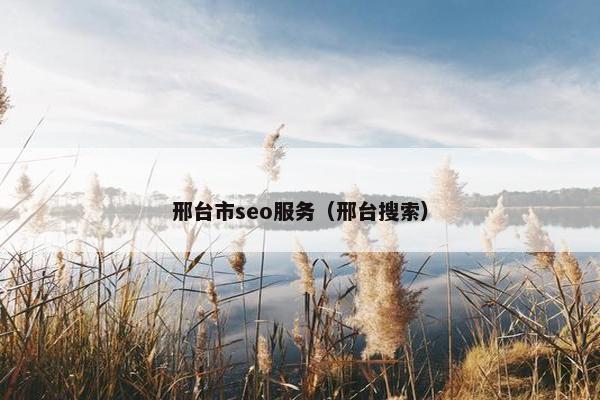 邢台市seo服务（邢台搜索）