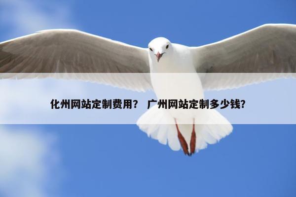 化州网站定制费用？ 广州网站定制多少钱？