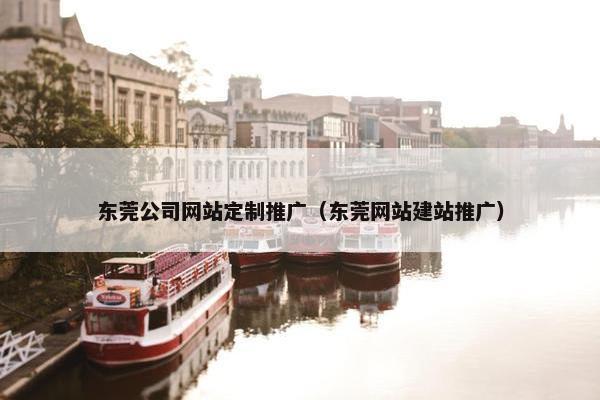 东莞公司网站定制推广（东莞网站建站推广）